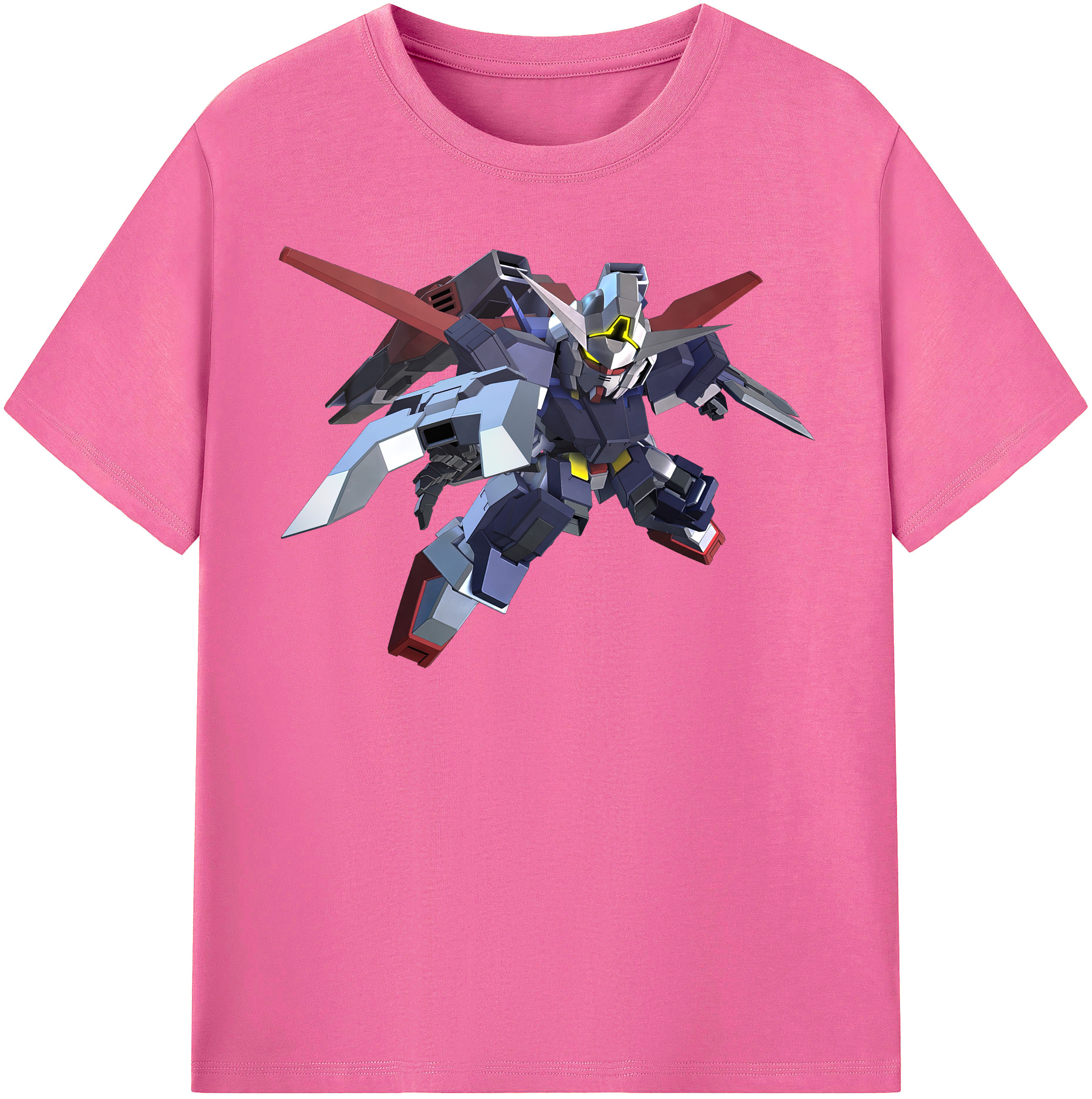 （画像用） 機動戦士ガンダム Mobile Suit Gundam レディースカジュアルプリントTシャツ（綿100％）